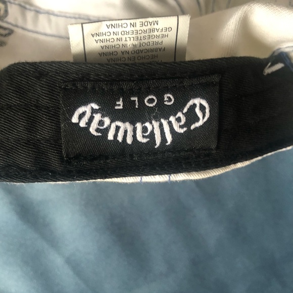 Callaway Tan Golf Hat with Embroidered Logo - Picture 7 of 8